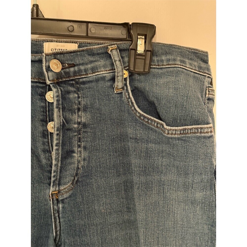 Citizens of Humanity Jeans Womens 30 Medium Wash Slim Straight Ankle Crop - Picture 2 of 11